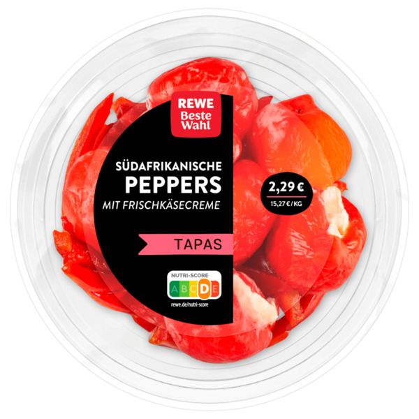 Bild 1 von REWE Beste Wahl Peppers mit Frischkäsecreme 150g