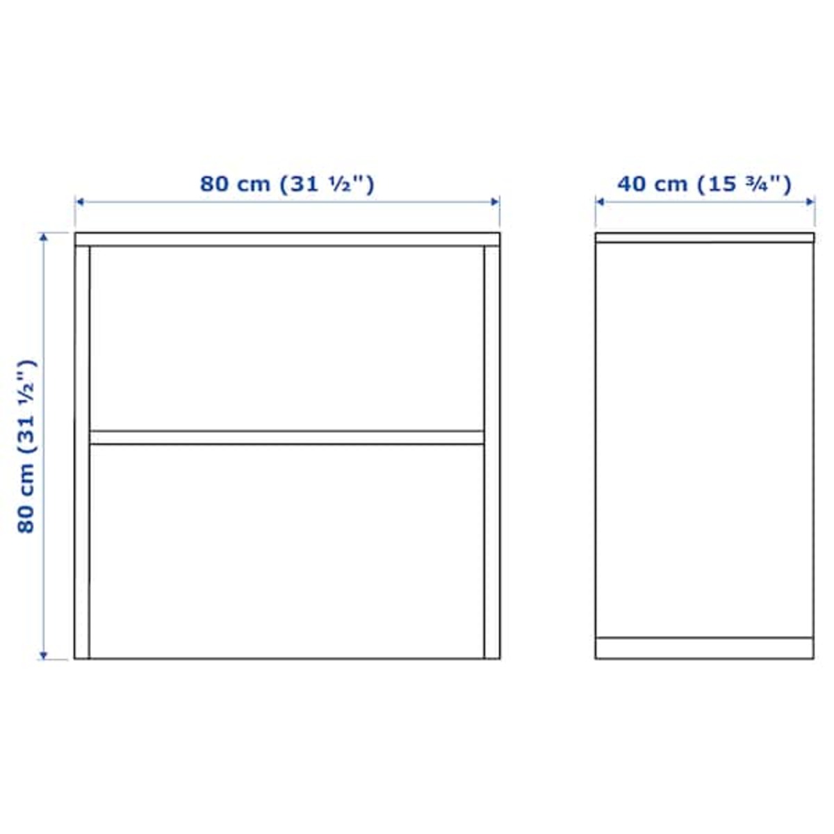 Bild 2 von GALANT  Aufsatz, schwarz gebeiztes Eschenfurnier 80x80 cm