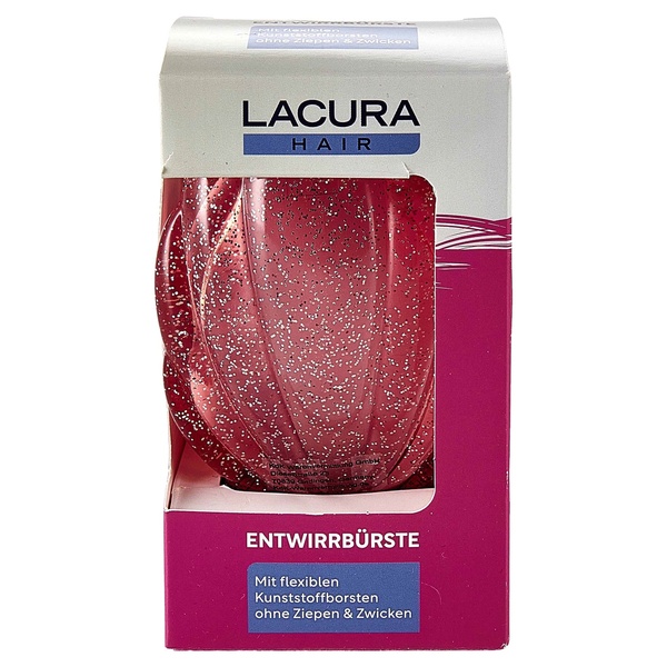 Bild 2 von LACURA HAIR Anti-Knoten- Entwirrbürste oder Haargummis