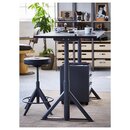 Bild 4 von IDÅSEN  Schreibtisch sitz/steh, schwarz/dunkelgrau 120x70 cm