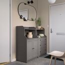 Bild 2 von HAUGA  Aufbewahrungskombi, grau 139x46x116 cm