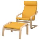 Bild 1 von POÄNG  Sessel und Hocker