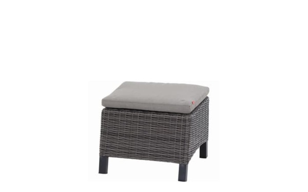 Bild 1 von Siena Garden - Hocker Corido, Gestell in anthrazit, Sitzauflage in taupe