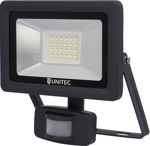 UniTec LED Strahler anthrazit mit Bewegungsmelder 20 W 1700 lm