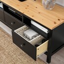 Bild 3 von HEMNES  TV-Bank, schwarzbraun/hellbraun 148x47x57 cm