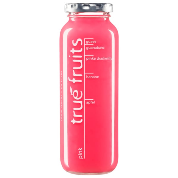 Bild 1 von True Fruits Smoothie pink 250ml