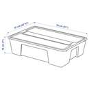 Bild 3 von SAMLA  Box mit Deckel, transparent 79x57x18 cm/55 l