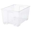 Bild 1 von SAMLA  Box, transparent 78x56x43 cm/130 l