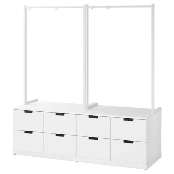 Bild 1 von NORDLI  Kommode mit 8 Schubladen, weiß 160x169 cm