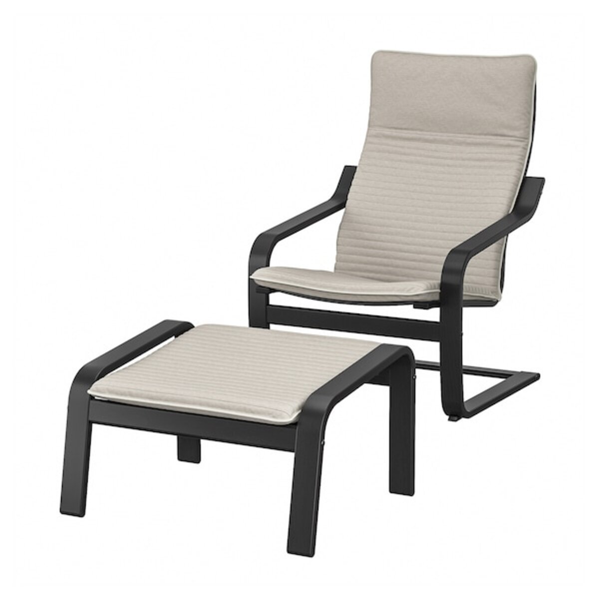 Bild 1 von POÄNG  Sessel und Hocker