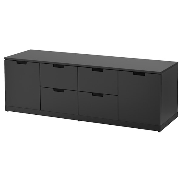 Bild 1 von NORDLI  Kommode mit 6 Schubladen, anthrazit 160x54 cm