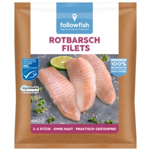 Followfish MSC Rotbarschfilets 360g