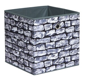 Aufbewahrungsbox SAMMY Motiv Wall - Faltbar - 32 x 32 x 32 cm