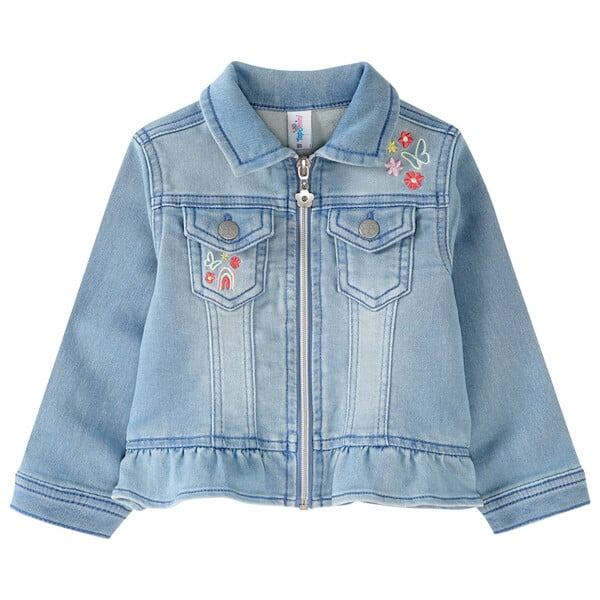 Bild 1 von Baby Jeansjacke mit Stickerei HELLBLAU