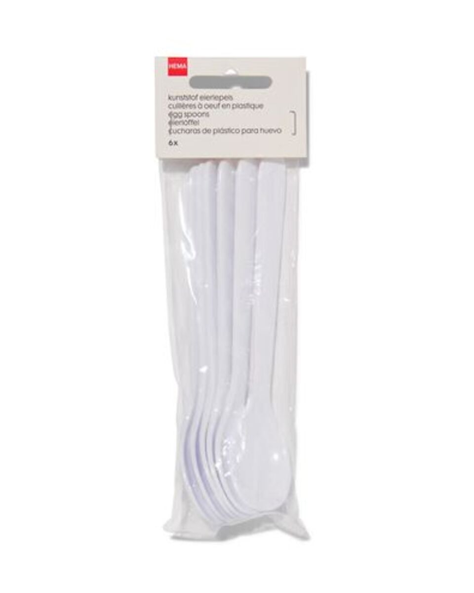 Bild 3 von 6er-Pack Eierlöffel, Kunststoff