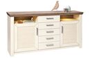 Bild 1 von set one by Musterring Sideboard YORK 55 Weiß - B/H/L. 184 x 95 x 44 cm - Pino Aurelio /Eiche Nelson