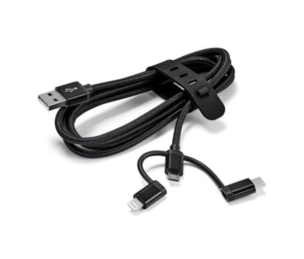 Bild 1 von 3-in-1-Ladekabel, schwarz