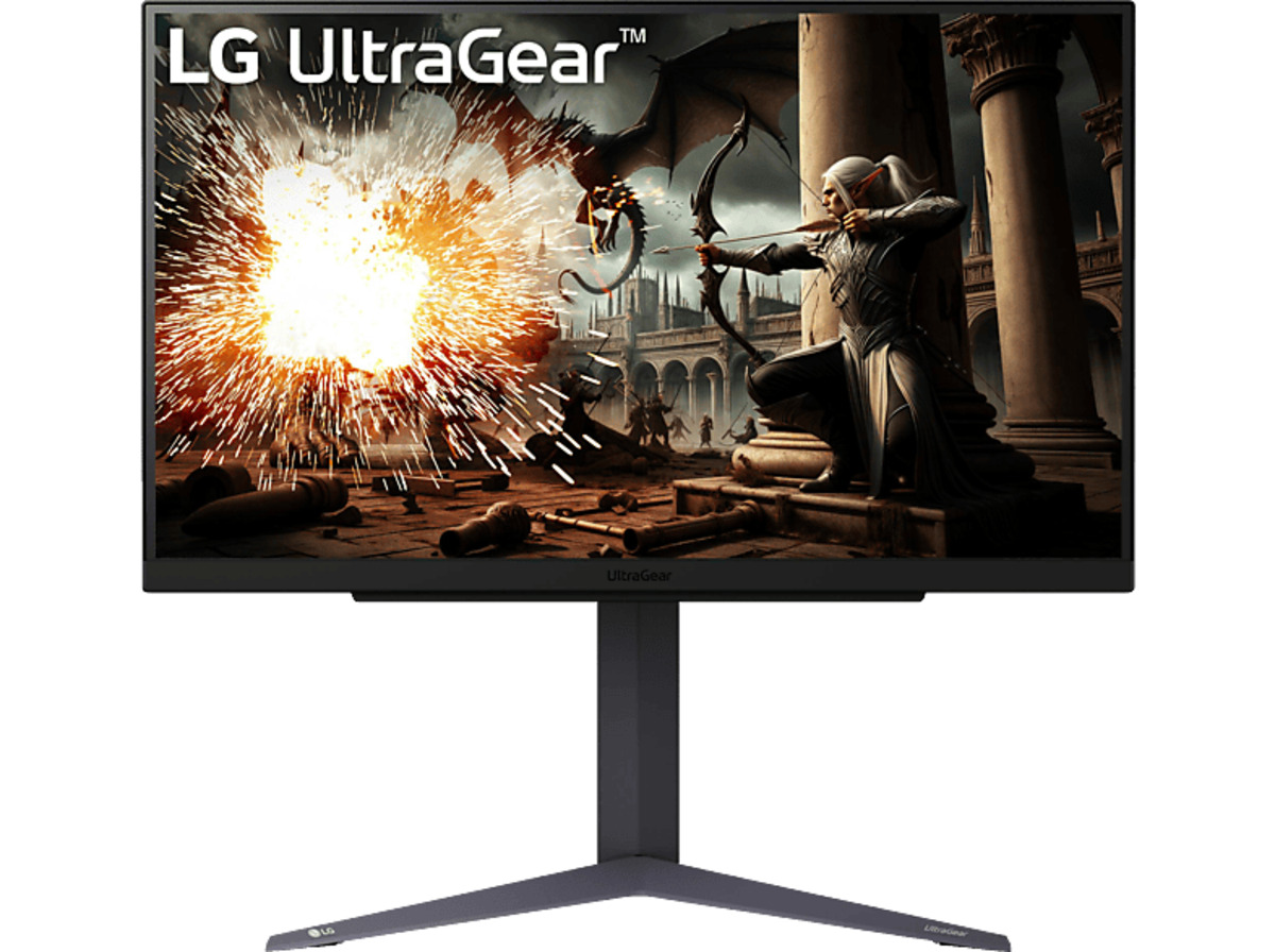 Bild 1 von LG UltraGear 27GS75QX-B 27 Zoll WQHD Monitor (1 ms Reaktionszeit, 60 Hz / 180 Hz), Grau