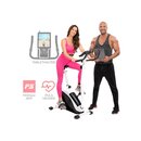 Bild 1 von Miweba Sports Ergometer ME400, Fahrradergometer für zuhause, sitzend, 12 kg Schwungmasse (Schwarz Weiß)