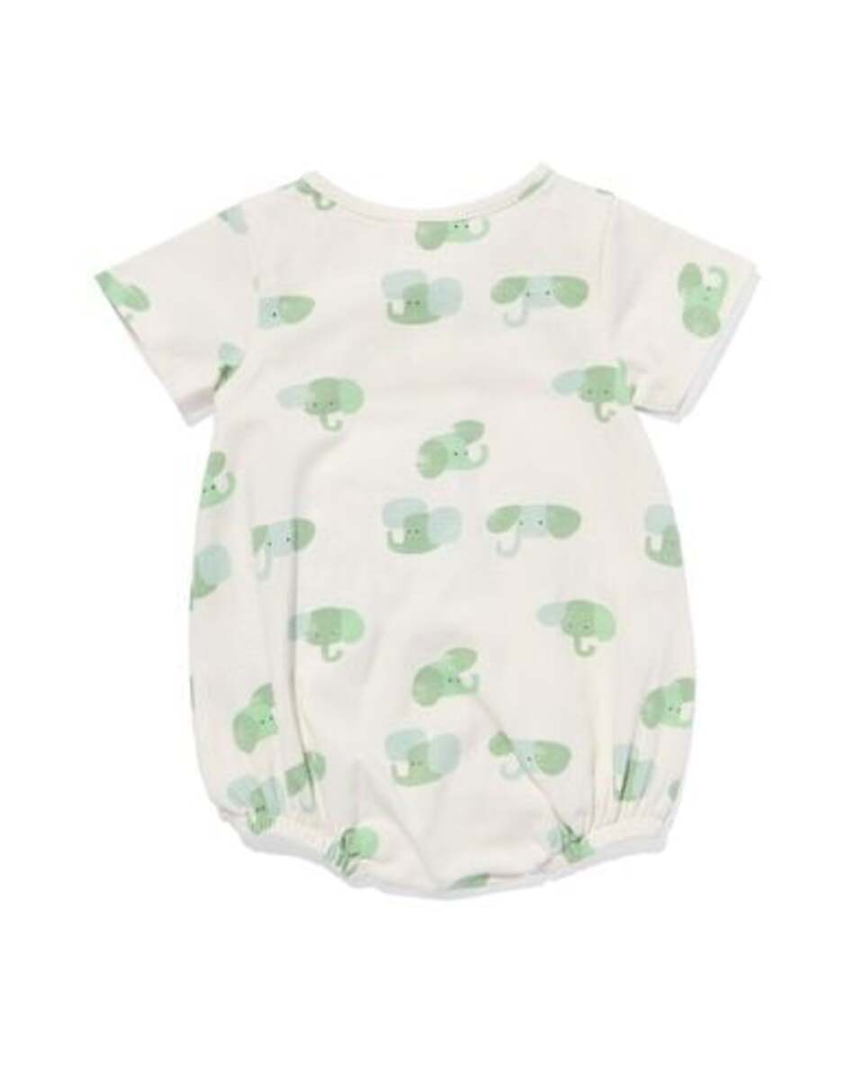 Bild 2 von Newborn-Strampler, Elefanten eierschalenfarben