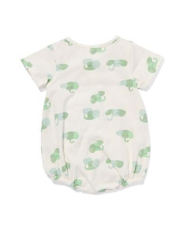 Bild 2 von Newborn-Strampler, Elefanten eierschalenfarben