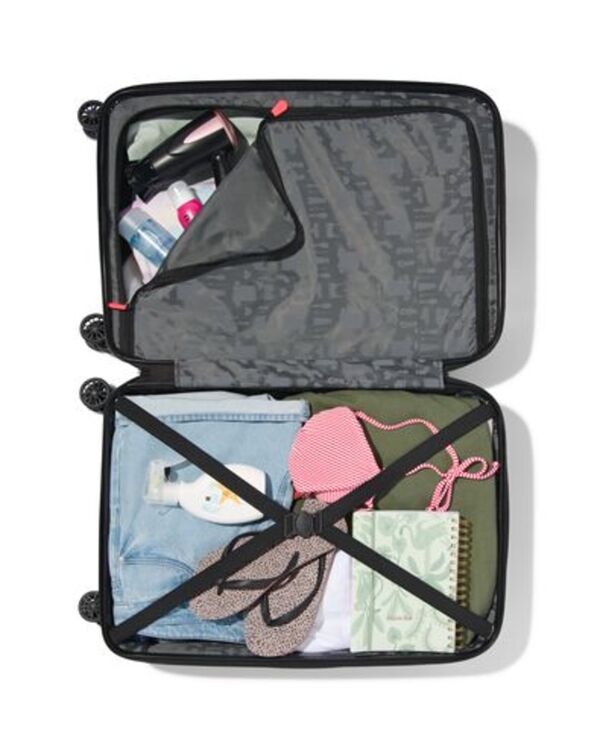 Bild 4 von Koffer, ABS, 43 x 25 x 66 cm, schwarz