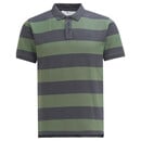 Bild 1 von Herren Poloshirt im Ringel-Look OLIV / DUNKELGRAU