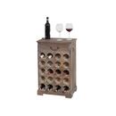 Bild 1 von Weinregal Torre T324, Flaschenregal Regal für 20 Flaschen, 76x48x31cm, Shabby-Look, Vintage ~ braun
