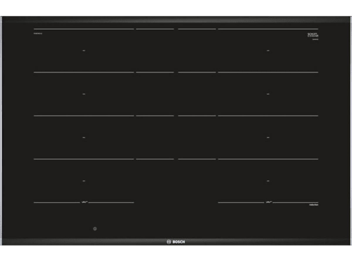 Bild 1 von BOSCH PXY875DC1E Induktionskochfeld (816 mm breit, 4 Kochfelder), Schwarz