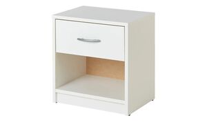 Nachtschrank 1 Schubkasten  Pepe ¦ weiß ¦ Maße (cm): B: 39 H: 41 T: 28 Tische > Nachttische - Sconto