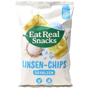 Eat Real 2 x Vegane Linsenchips mit Meersalz