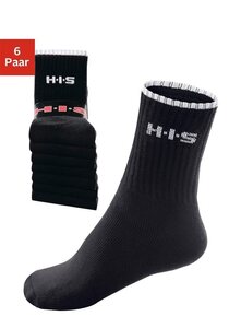 H.I.S Sportsocken (Packung, 6-Paar) mit Frottee & verstärkten Belastungszonen