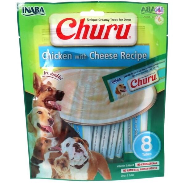 Bild 1 von INABA Hundefutter Huhn und Käse, 8 Sticks