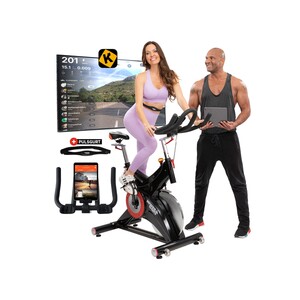 Miweba Sports Profi Indoor Cycle MS500, 25 kg Schwungrad, für zuhause geeignet (Schwarz)