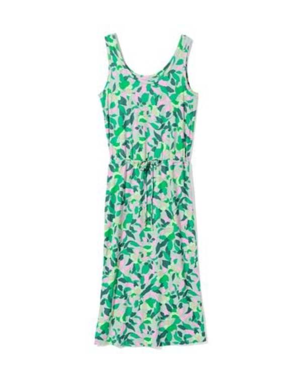 Bild 1 von Damen-Kleid Hope, ärmellos, Blätter dunkelgrün