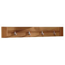 Bild 1 von Livetastic Wandgarderobe, Buche, Holzwerkstoff, Holz, Kernbuche, teilmassiv, 90x14x4 cm, Garderobe, Garderobenleisten & Garderobenhaken