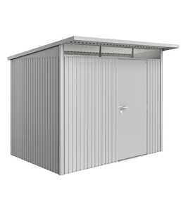 Biohort Gerätehaus AvantGarde® A5, silber-metallic, ca. B260/H218/T220 cm