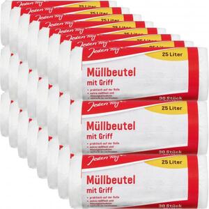 Jeden Tag Müllbeutel mit Griff 25 Liter