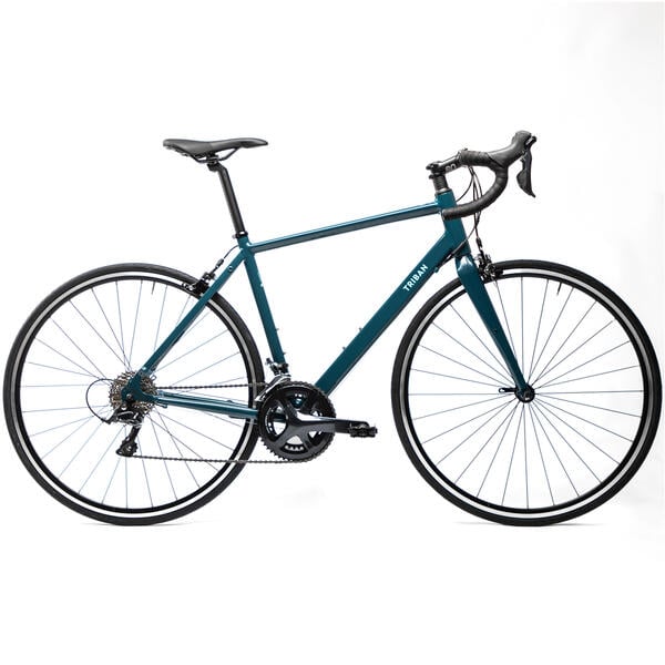 Bild 1 von Rennrad Triban Regular Aluminium Sora 9-fach grün Blau|grün