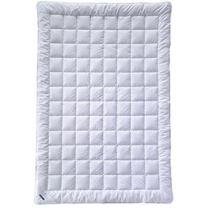 Billerbeck Ganzjahresbett Washstar Uno, Weiß, Textil, 135x200 cm, für Hausstauballergiker geeignet, Schlaftextilien, Bettdecken, 4 Jahreszeiten Bettdecken