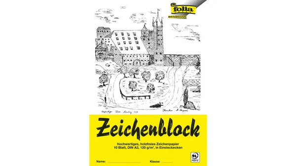 Bild 1 von folia Zeichenblock A3 10 lose Blätter