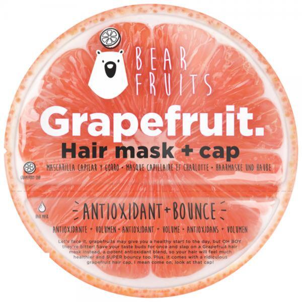 Bild 1 von Bear Fruits Grapefruit Antioxidans + Volumen Haarmaske mit Haube