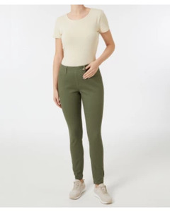 Twillhose in Khaki, Janina, Skinny-fit, Khaki