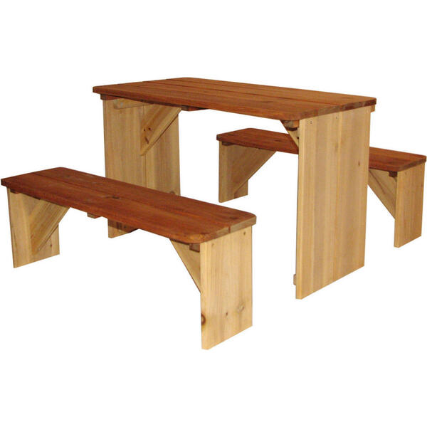 Bild 1 von AXI Picknick-Set ZidZed XL braun Holz B/H/T: ca. 80x45x70 cm