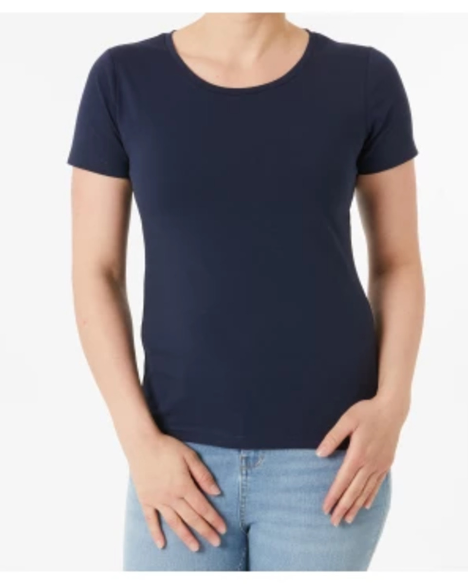 Bild 1 von Dunkelblaues T-Shirt, Janina, Stretchanteil, dunkelblau