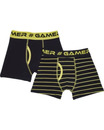 Bild 1 von Retro Boxershorts, 2er-Pack, Y.F.K., schwarz