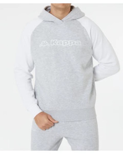 Kappa Pullover, Kappa, Kapuze, hellgrau melange