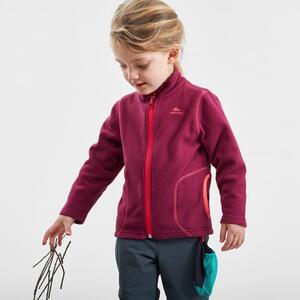 Fleecejacke Kinder Gr. 92–116 Wandern - MH150 violett Violett