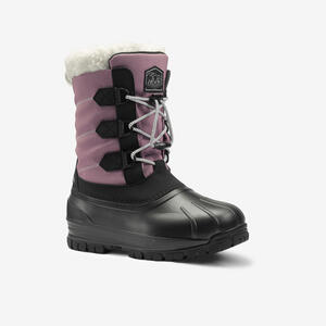 Schneestiefel Kinder Gr. 30–38 warm wasserdicht Winterwandern - SH900 Rosa|schwarz|violett