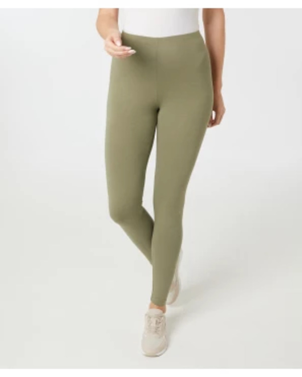 Bild 1 von Basic Leggings, Janina, elastischer Bund, Khaki